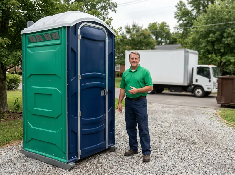 Deluxe Flushing Portable Toilet Rental in Knoxville, TN